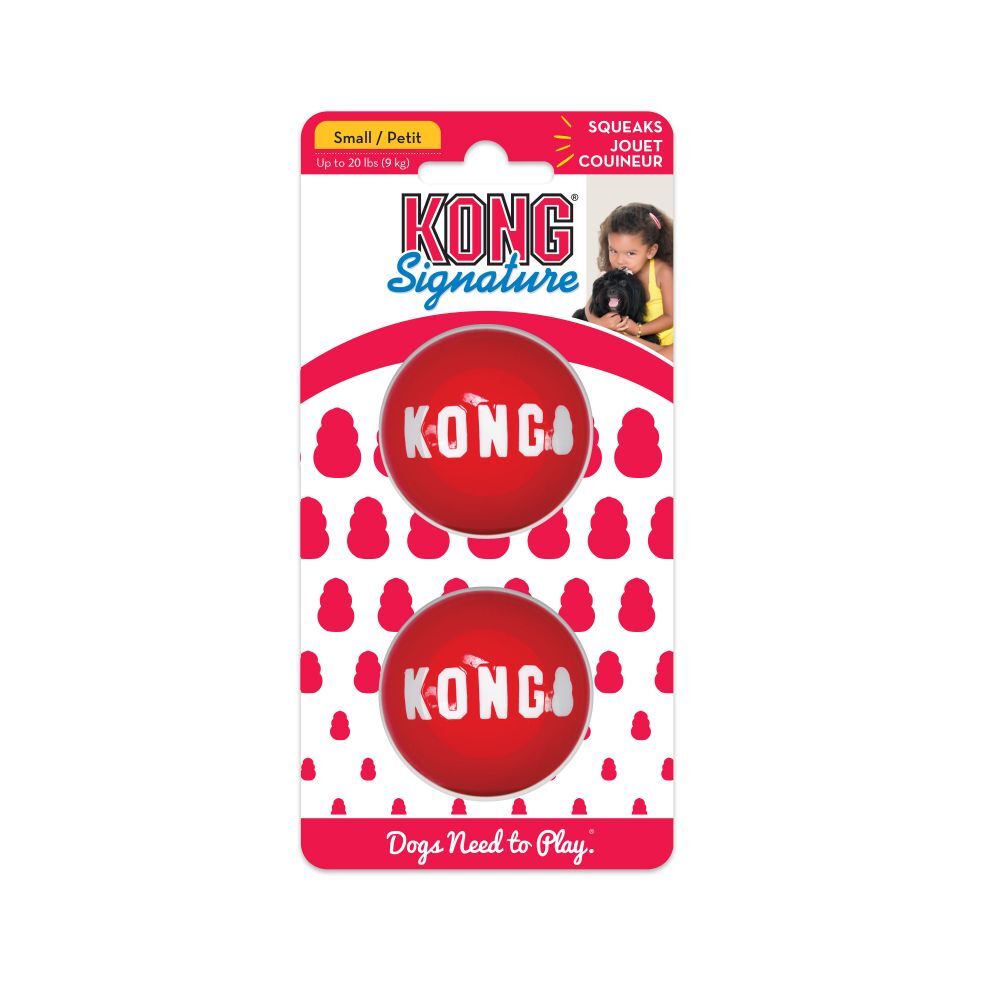 Kong Signature Ball's 2pcs Large