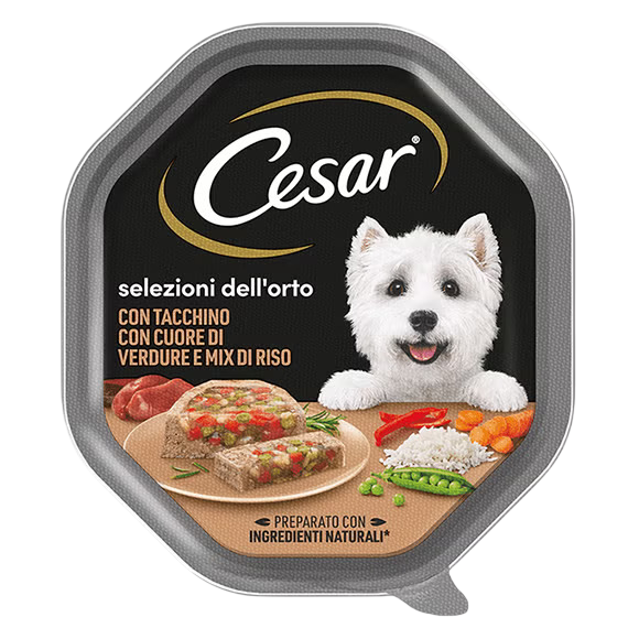 Cesar Selezioni dell'Orto 150g Cuore di Verdure Tacchino