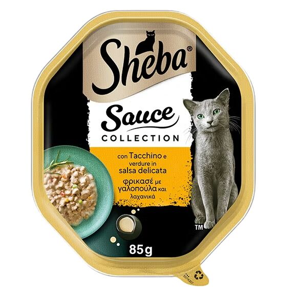 Sheba Sauce Collection in Salsa 85g Tacchino e Verdure