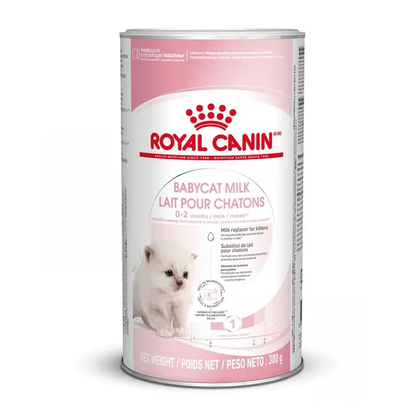 Royal Canin Babycat Milk 300g – Latte in Polvere per Gattini dalla Nascita allo Svezzamento