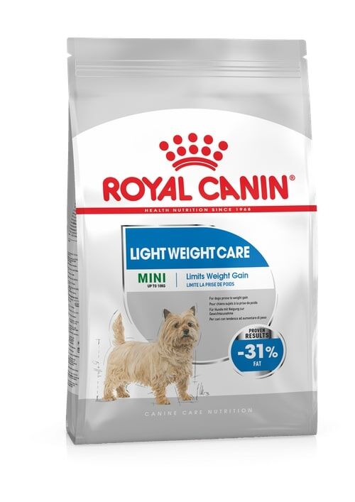 Royal Canin Mini Light Weight Care Crocchette per Cani di Piccola Taglia – Controllo del Peso e Mantenimento della Massa Muscolare 8kg