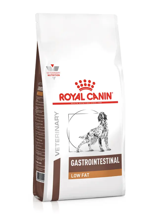 Royal Canin Gastrointestinal Low Fat 12 kg – Crocchette Dietetiche a Basso Contenuto di Grassi per Cani