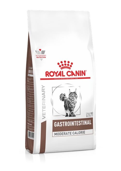 Royal Canin Gastrointestinal Moderate Calorie 2 Kg – Crocchette Dietetiche per Gatti con Disturbi Digestivi e Controllo del Peso