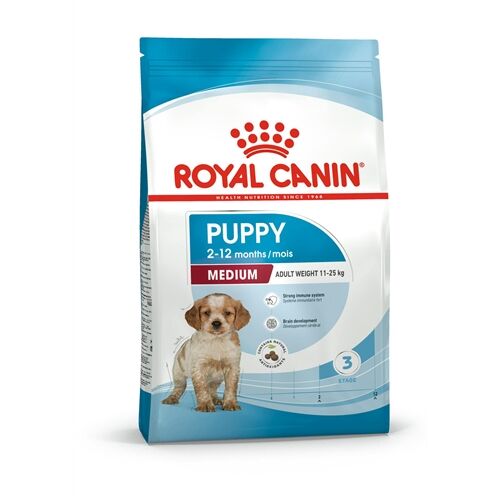 Royal Canin Medium Puppy Crocchette per Cuccioli di Taglia Media – Supporto alla Crescita, alle Difese Naturali e alla Salute Digestiva 10kg