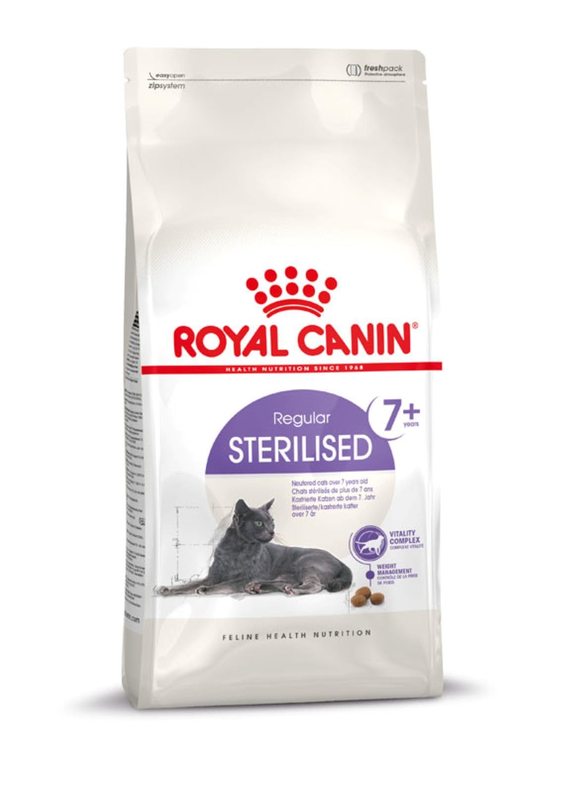Royal Canin Sterilised 7+ 400g – Crocchette per Gatti Sterilizzati Adulti da 7 a 12 Anni