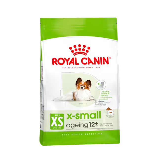 Royal Canin X-Small Ageing +12  – Crocchette per Cani Anziani di Taglia Molto Piccola oltre 12 Anni 500g