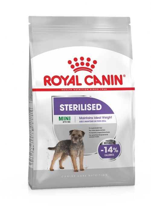 Royal Canin Mini Sterilised per Cani Sterilizzati di Taglia Piccola – Controllo del Peso Ideale 3kg