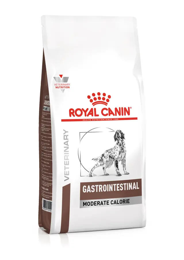 Royal Canin Gastrointestinal Moderate Calorie 15 kg – Crocchette Dietetiche per Cani con Sensibilità Digestiva e Controllo del Peso