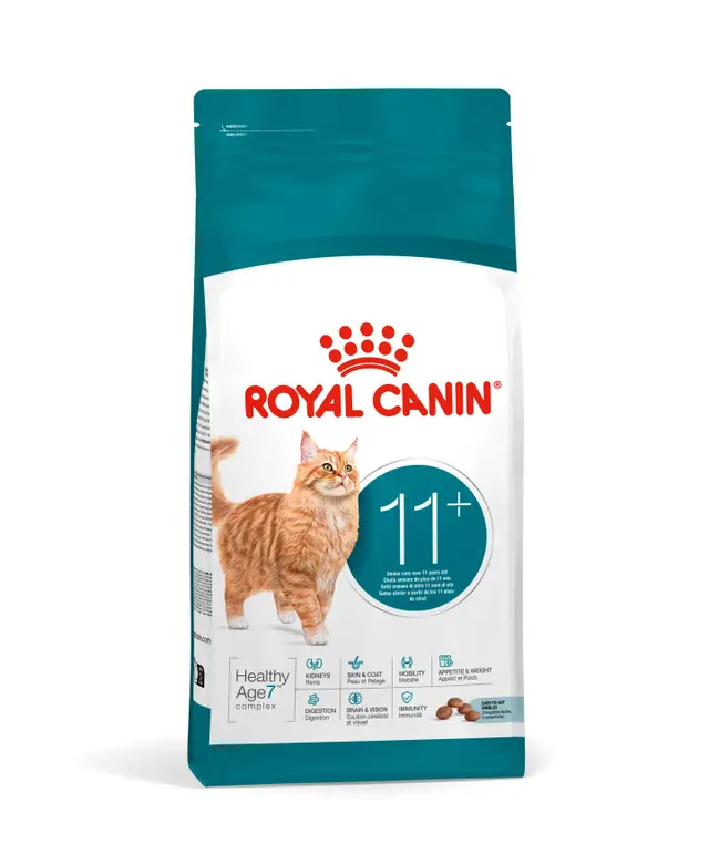 Royal Canin Senior Ageing 11+ 2 Kg – Crocchette per Gatti Anziani oltre 11 Anni