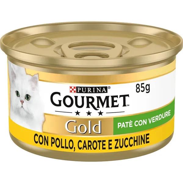 Gourmet Gold Patè Verdure, Pollo, Carote e Zucchine