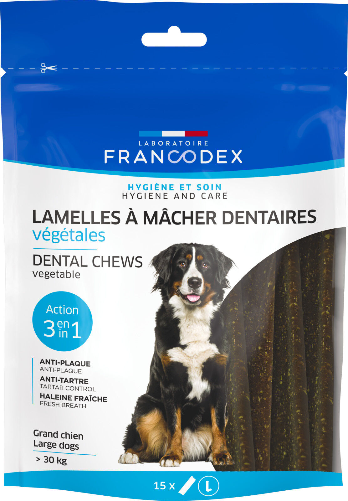 Francodex Lamelle per l'igiene Dentale Size L - 490g