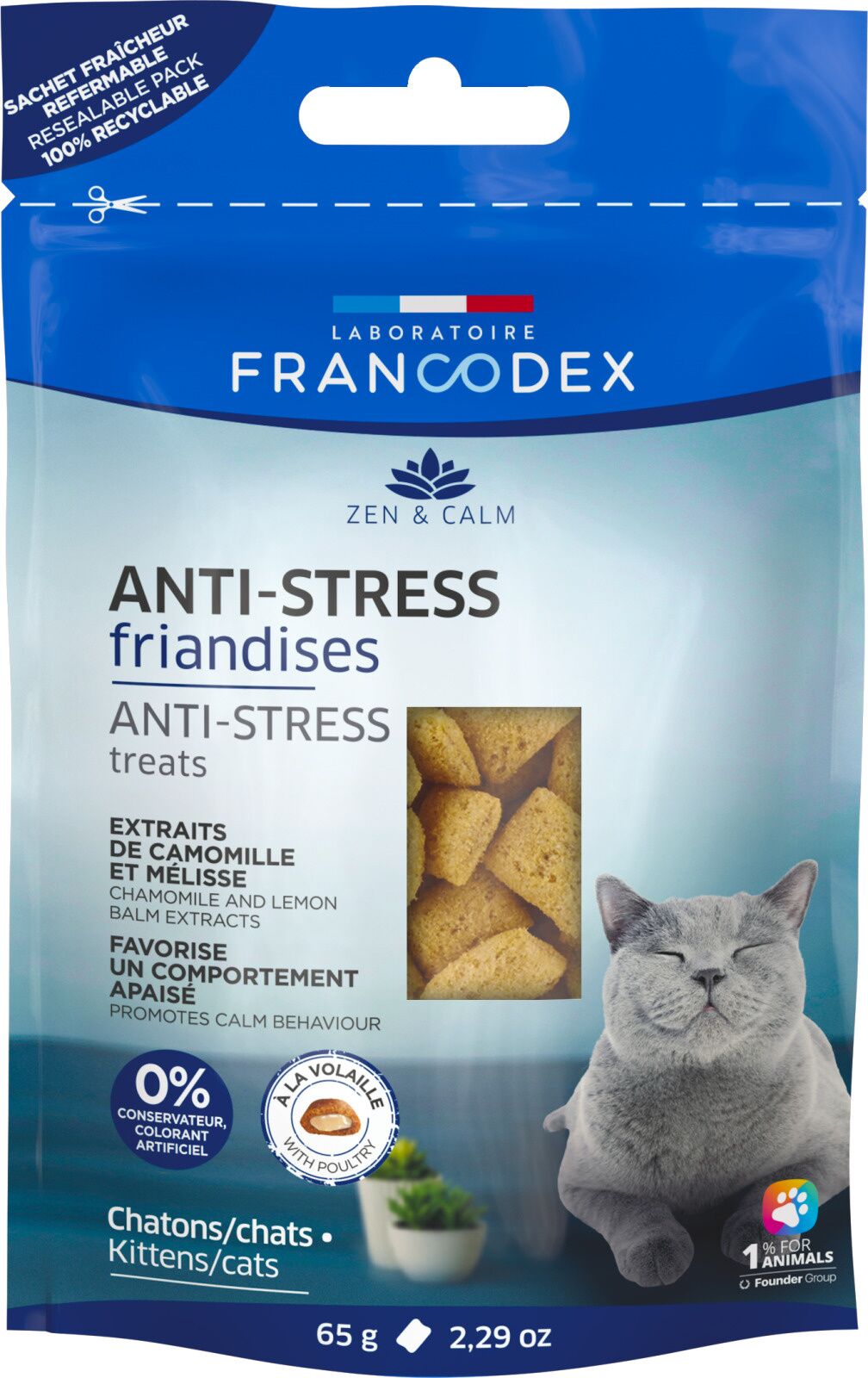 Francodex Snack Anti-Stress Gatto 65g