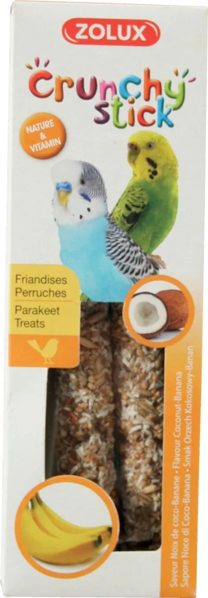 Crunchy Stick Parrocchetti con Cocco e Banana 85g