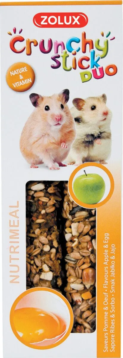 Crunchy Stick Criceti con Mela e Uovo 115g