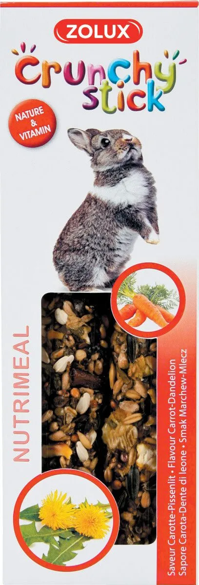Crunchy Stick Conigli con Carote 115g
