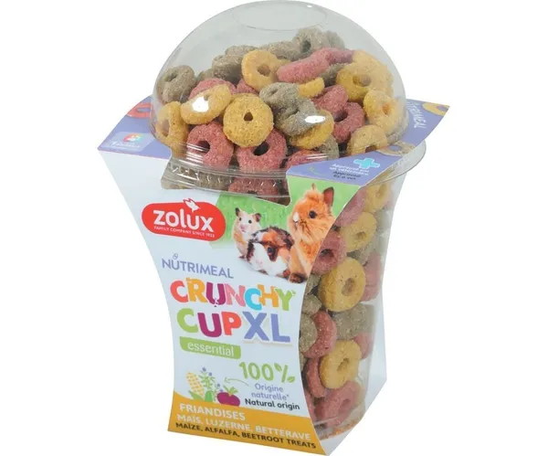 Zolux Crunchy Cup XL Anelli Mix 170gr