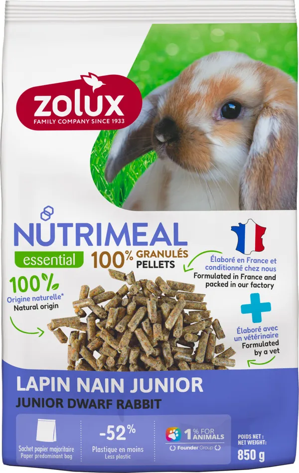 Nutrimeal Pellet per Conigli Nani Junior