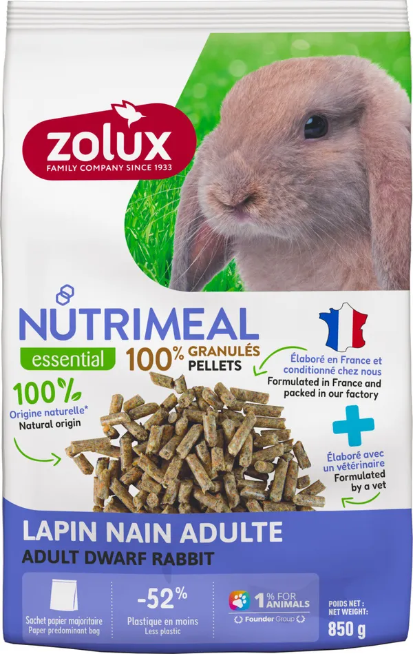 Nutrimeal Pellet per Conigli Nani Adult