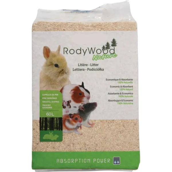 Lettiera Rody Wood Naturale