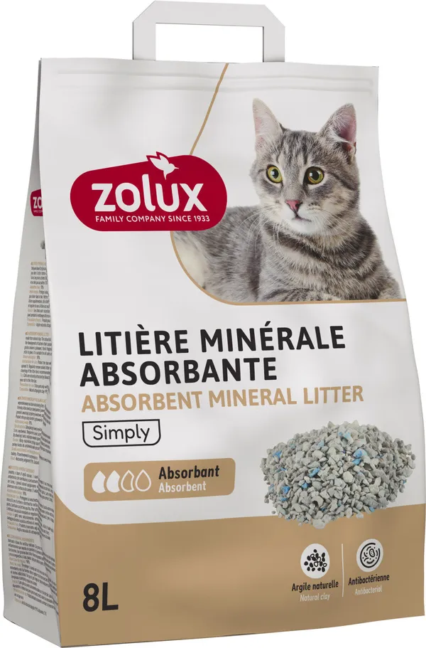 Zolux Lettiera Assorbente Profumata per Gatti 8lt