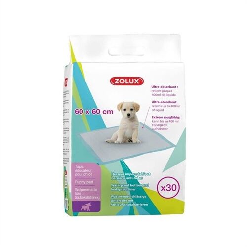 Zolux Traverse Igieniche Assorbenti per Cani 60x60cm – 30 Pezzi