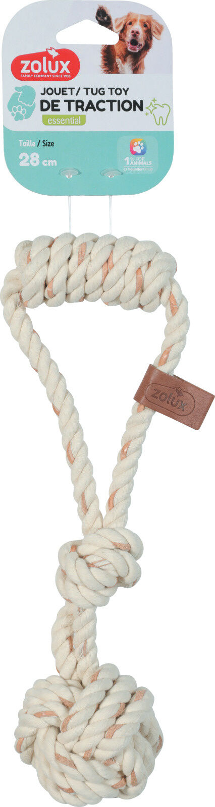 Zolux Gioco Trazione in Corda 28cm