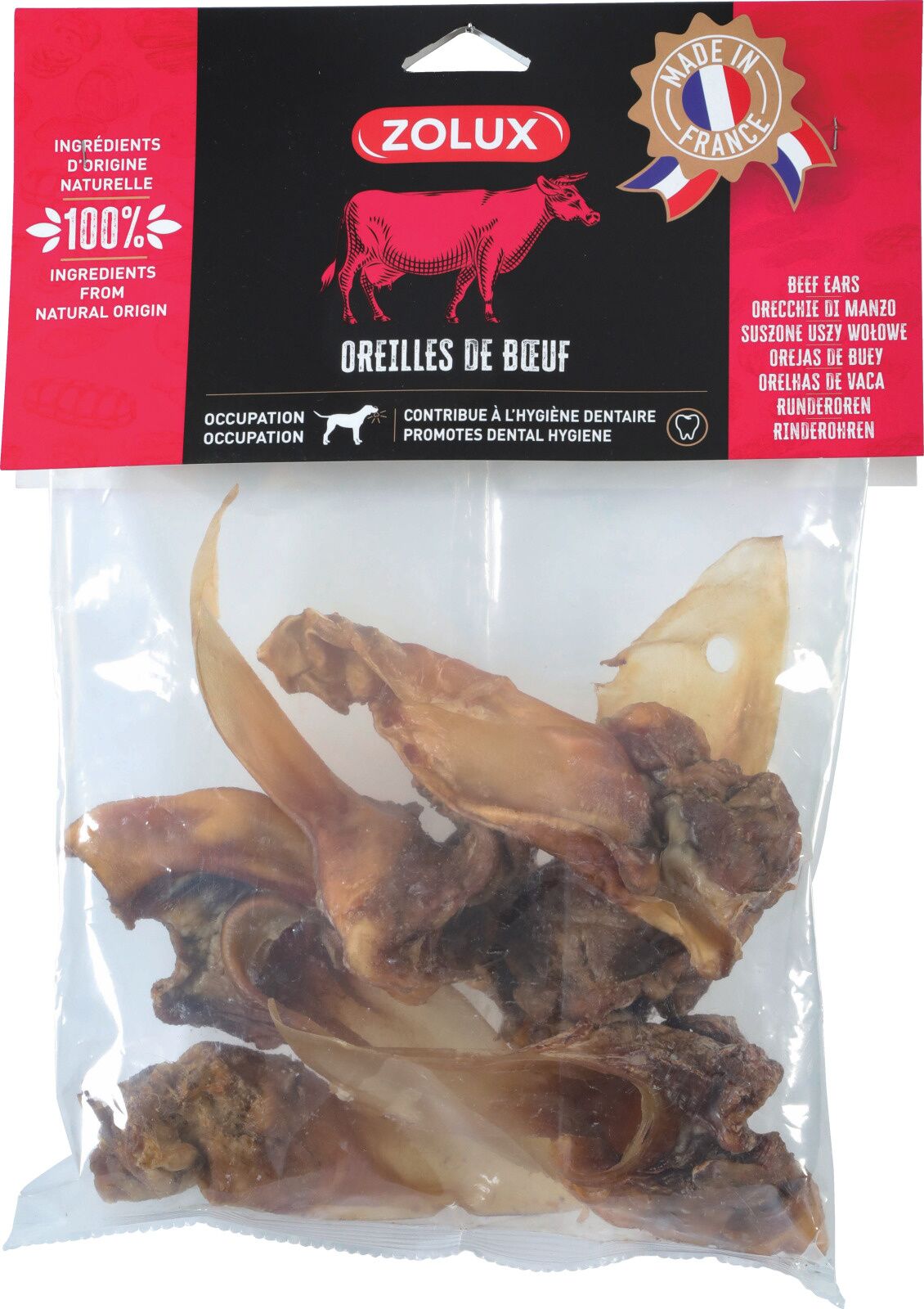 Zolux Condotti Orecchie di Manzo 400g