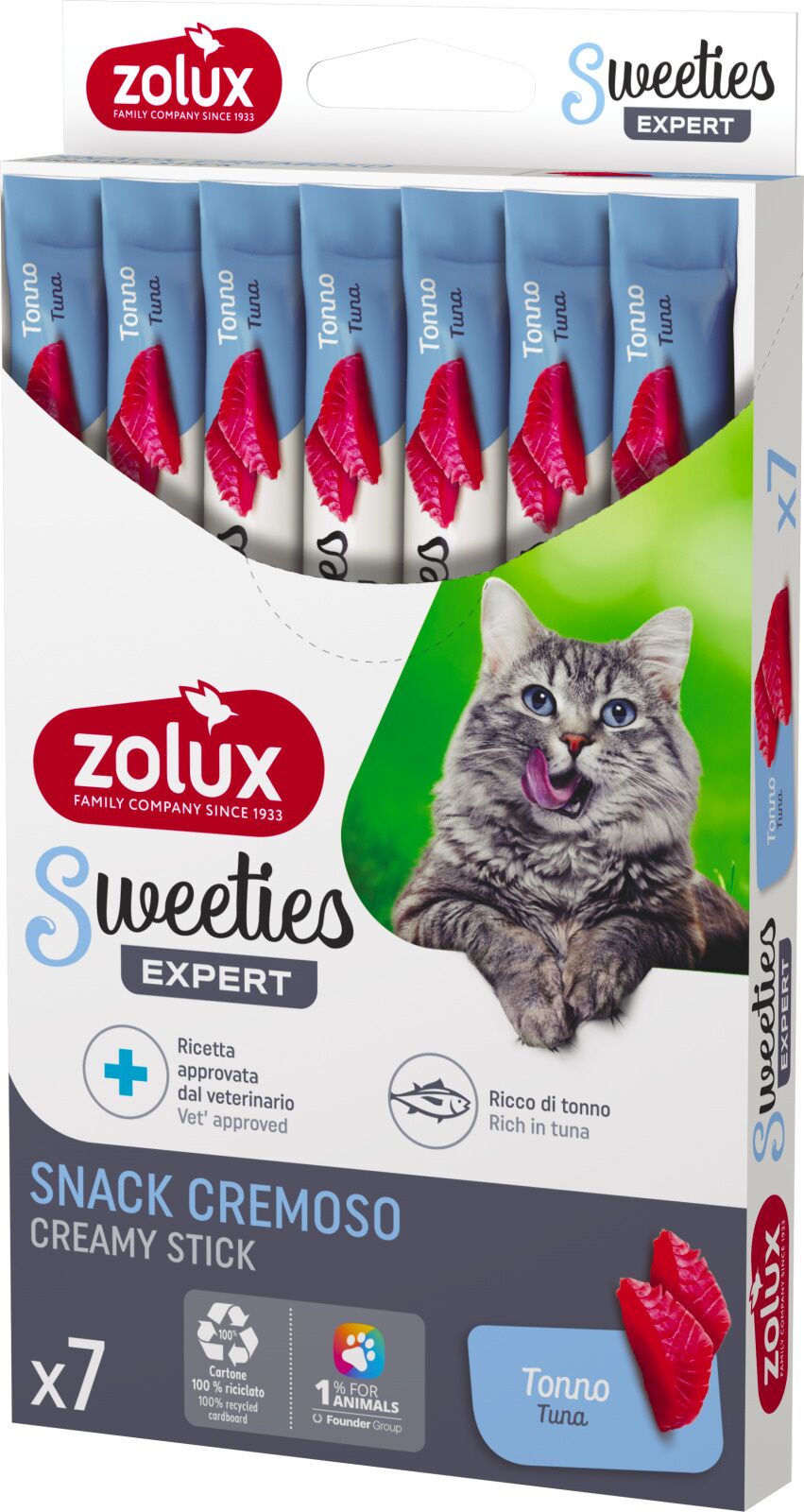Zolux Sweeties Cat Tonno 7x14g
