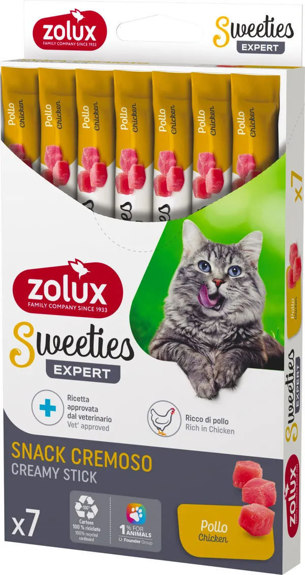 Zolux Sweeties Cat Pollo 7x14g