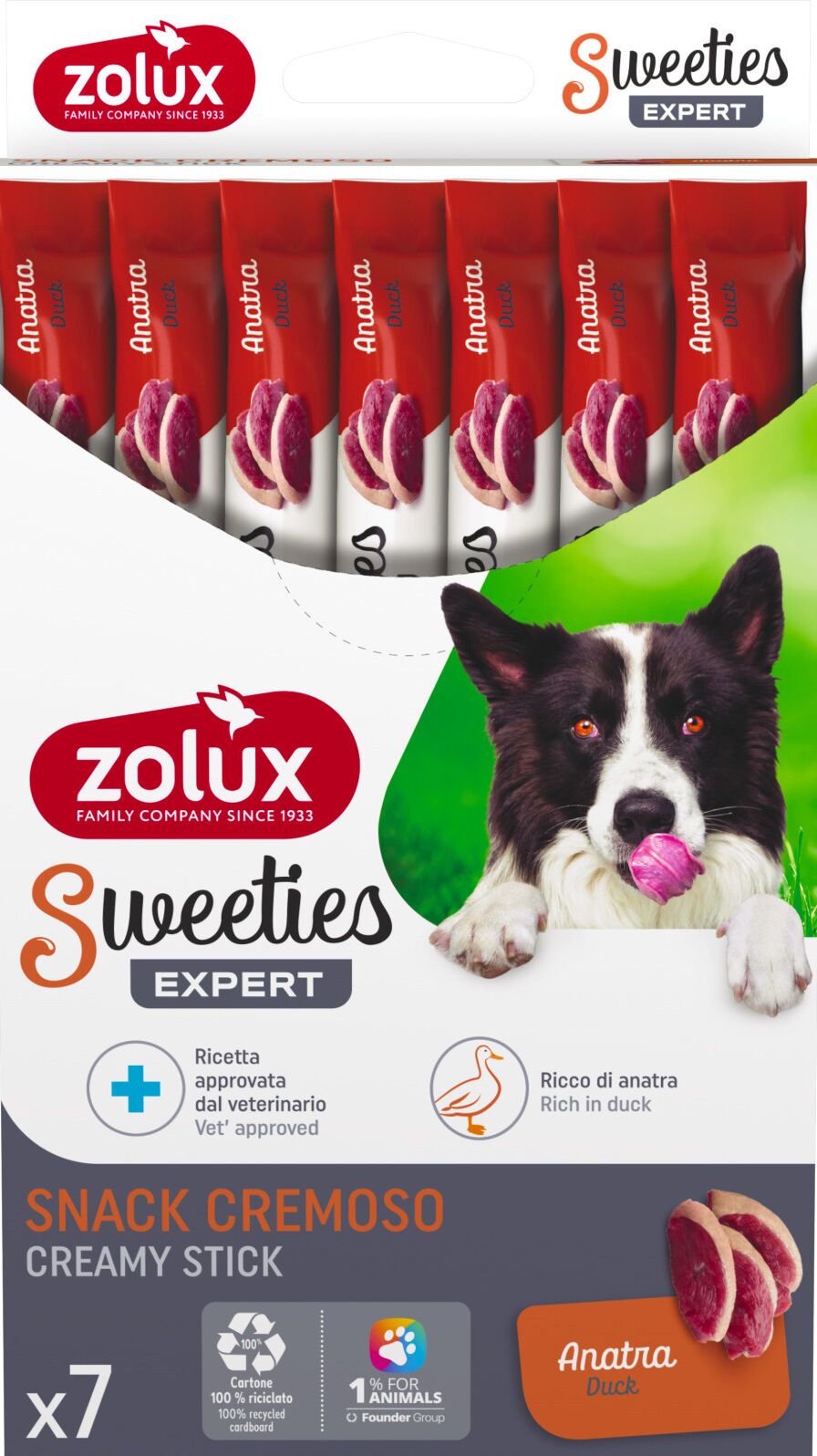 Zolux Sweeties Dog Anatra 7x14g