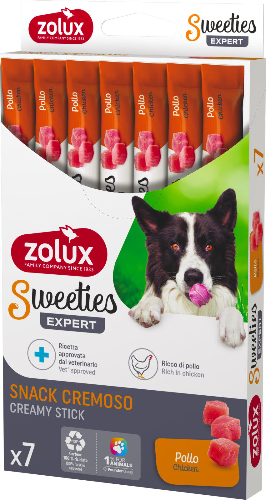 Zolux Sweeties Dog Pollo 7x14g