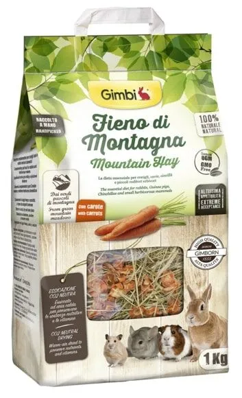 Gimbi Fieno di Montagna con Carote 1kg