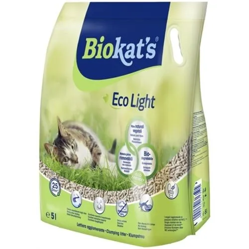 Biokat's Eco Light Lettiera Agglomerante per Gatti 5lt