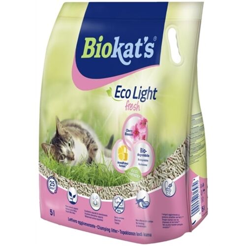 Biokat's Eco Light Cherry Lettiera Agglomerante per Gatti 5lt