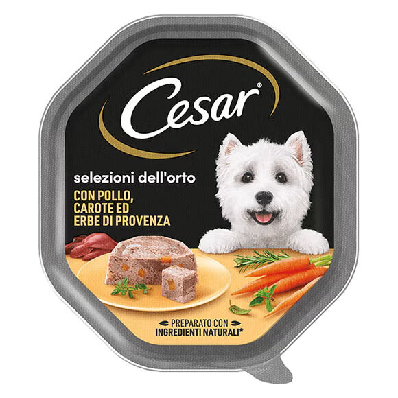 Cesar Selezioni dell'Orto 150g Pollo,Carote ed Erbe di Provenza