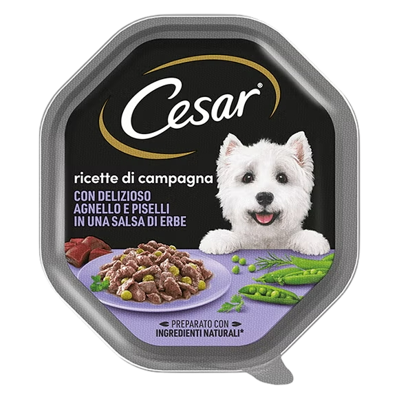 Cesar Ricette di Campagna 150g Agnello e piselli in una salsa di erbe