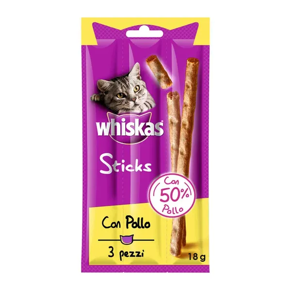Whiskas Sticks Pollo 3pcs 18g