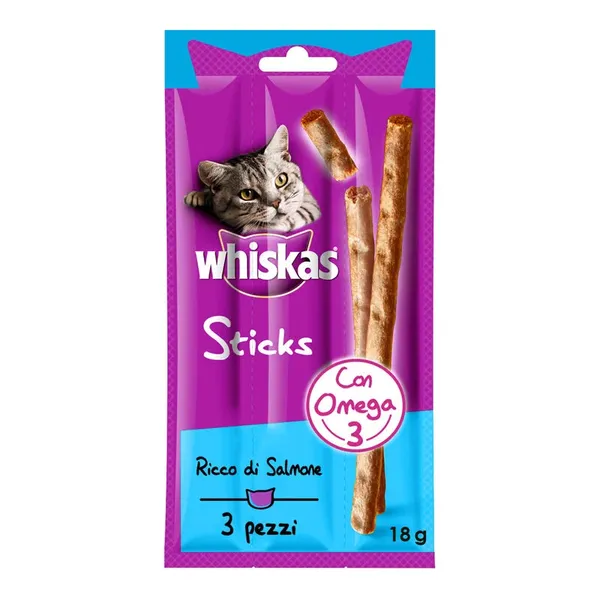 Whiskas Sticks Salmone 3pcs 18g