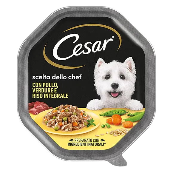 Cesar Scelta dello Chef 150 g – Alimento Umido Completo per Cani Adulti