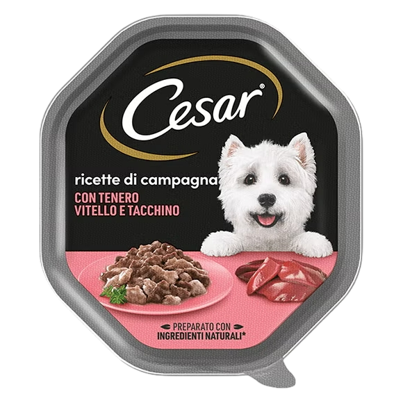 Cesar Ricette di Campagna 150g Vitello e Tacchino