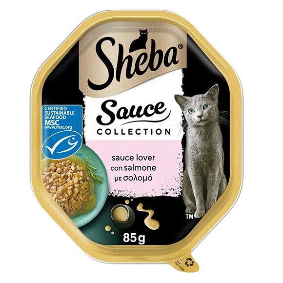 Sheba Sauce Collection in Salsa 85g Salmone