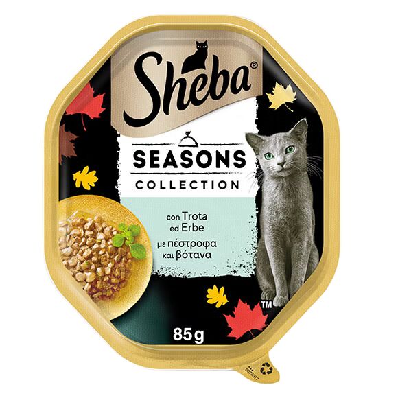 Sheba Seasons Collection in Salsa85g Trota ed Erbe