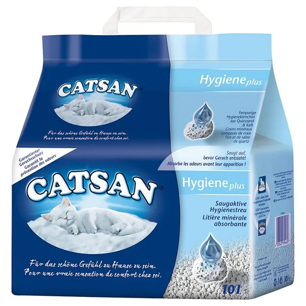 Catsan Hygiene Lettiera Assorbente per Gatti 10lt