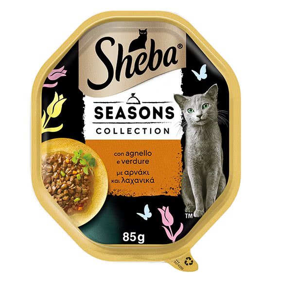 Sheba Seasons Collection in Salsa85g Agnello e verdure
