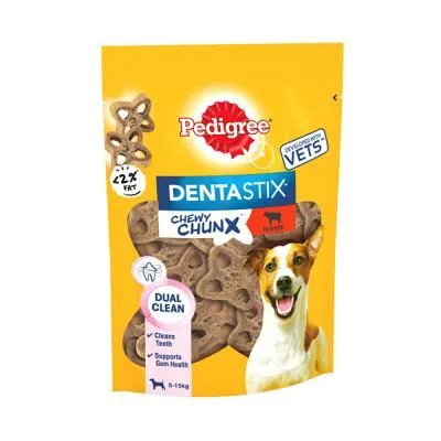 Pedigree Dentastix Chewy Chunx Mini Manzo 5x68g