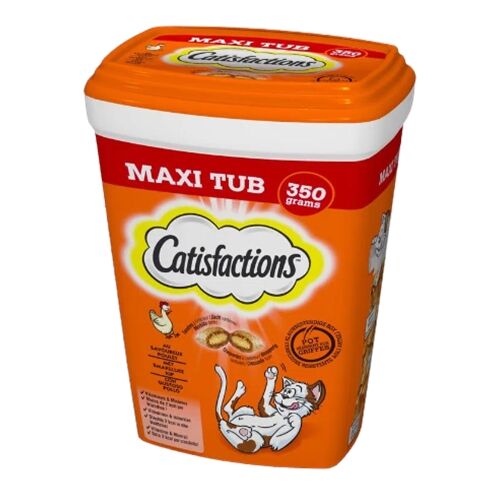 Catisfactions Snack MaxiPack per Gatti 350g Pollo