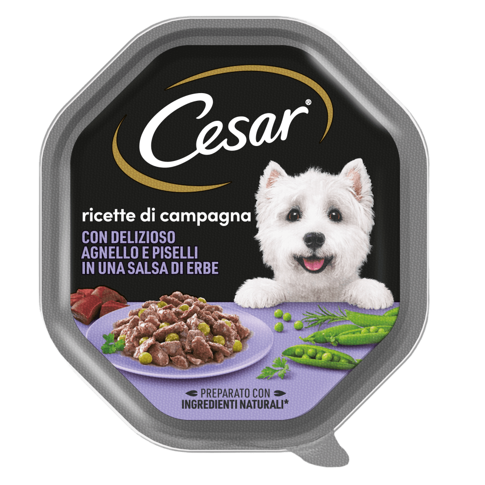 Cesar Selezioni dell'Orto 150g Selvaggina, Agnello e Piselli