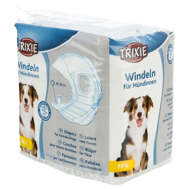 Trixie Pannolini a Mutandina per Femmine 12pz M-L