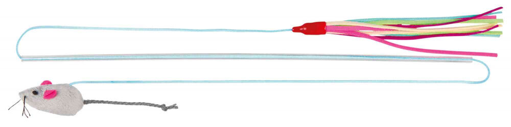 Canna da Pesca con Giochini per Gatto - 40cm