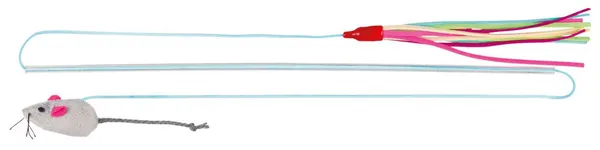 Canna da Pesca con Giochini per Gatto - 40cm